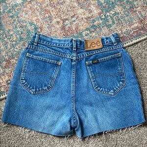 Lee Women's Blue Denim Shorts